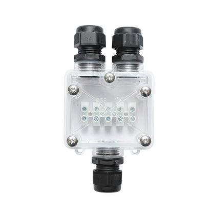 Transparent sealed box with preset 41A 450V AC, 3 ways 5-14mm IP68 Leader