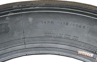Complete truck wheel 315/80R22.5 14PR, 518, load index: 118/114