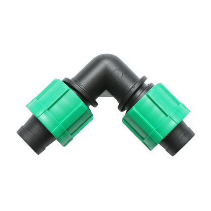 90 degree connector for tube, irrigation hose 17x17mm