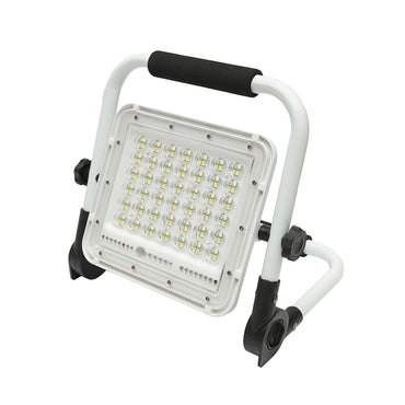 Portable LED work lamp 60W, 6500K with rechargeable battery and IP65 tripod frame