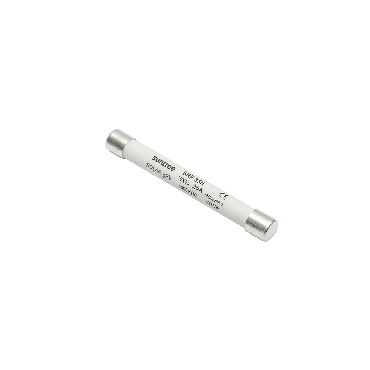 Cylindrical fuse safety SRF-35H for gPV solar systems, 25A, 1500V Suntree