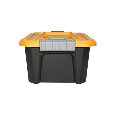 Box, heavy duty storage box 12L with lid, yellow 385x295x175mm Breckner Germany