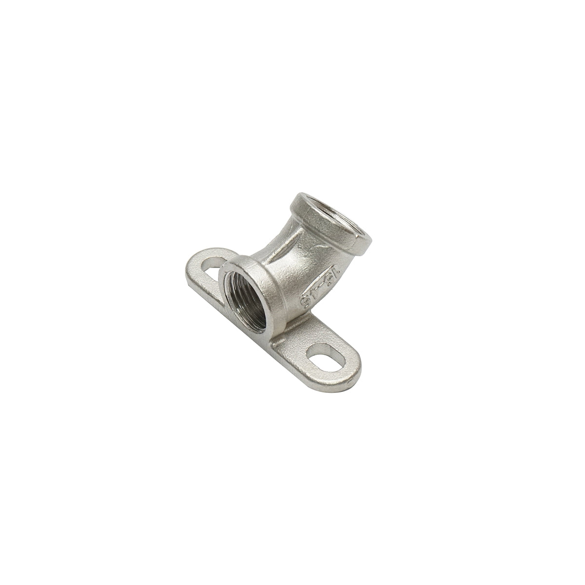45-degree connector for pacifier attachment