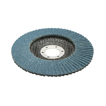 Zirconium abrasive grinding disc for cutting and polishing metal, stainless steel P80, 125mm Breckner Germany