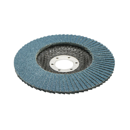 Zirconium abrasive grinding disc for cutting and polishing metal, stainless steel P80, 125mm Breckner Germany