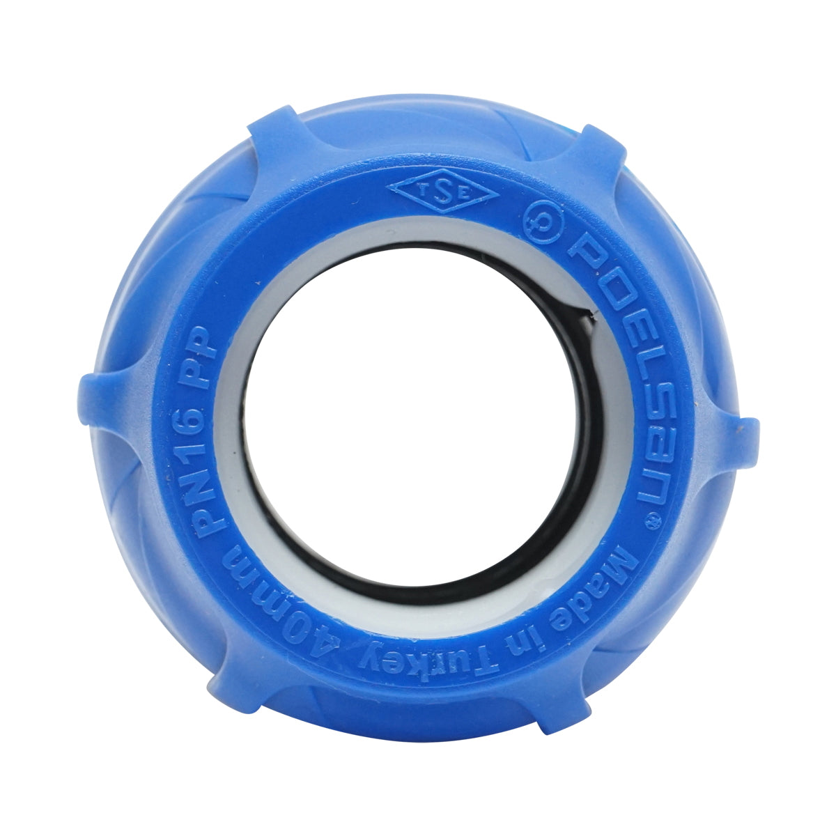 Compression fitting with external thread D40mmx1-1/2 inch, PN16 for irrigation systems
