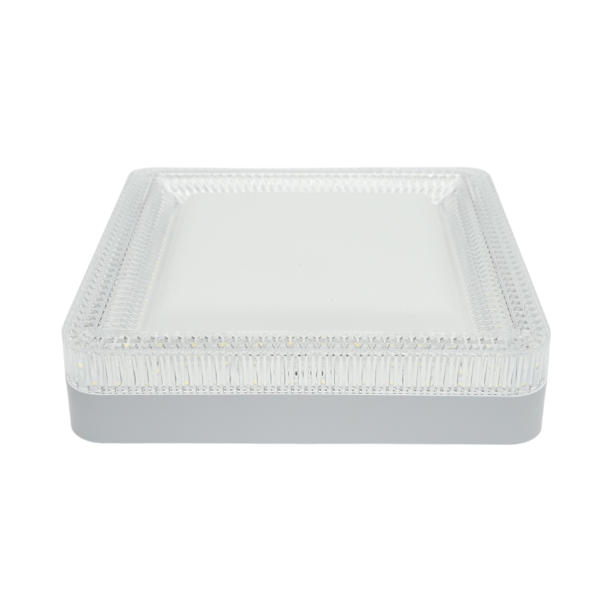 LED ceiling light 24W, 220V, cool light 6500K, square body 180x180x40mm IP20