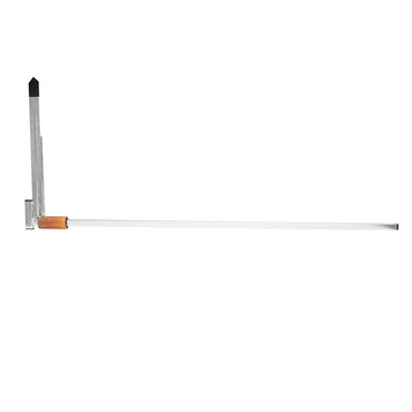1200mm metal forest rake with wooden handle