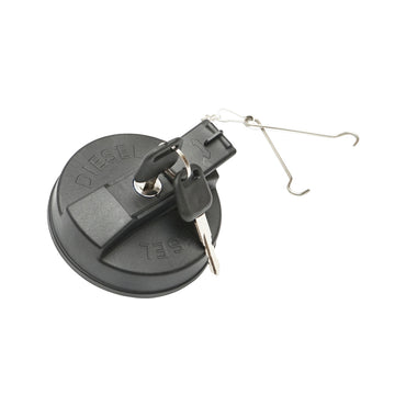 Reservoir cap with key for Case IH, Claas, Ford, John Deere, Massey Ferguson, Landini OEM 3786050M1 3786050M1, 4274363M1, 4280585M1, 4296020M1, 7700055371, 82011472, 84602136, 87731275, AL113087, AL78343, AL80633, F411201060080, 0011358050