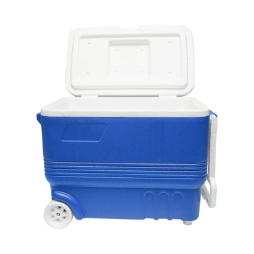 45L blue picnic freezer with wheels 610x330x440mm Breckner Germany