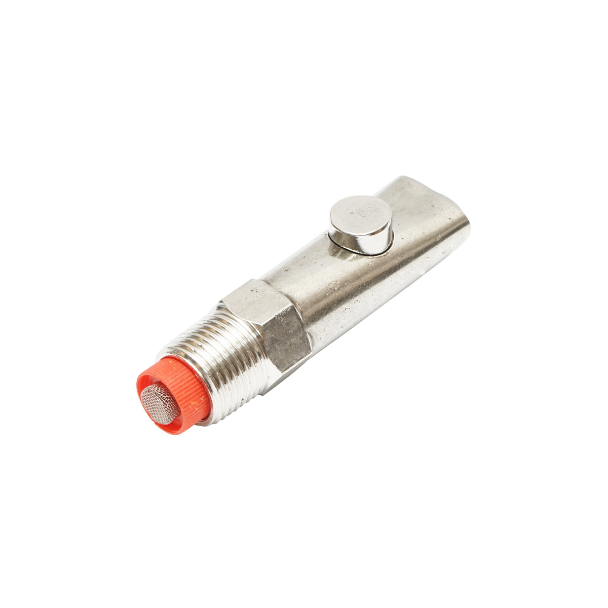 Stainless steel nipple 80x21mm M20 for watering pigs and calves