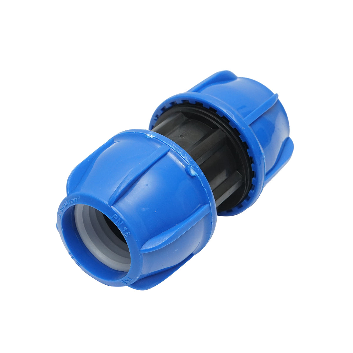PN16 compression fitting, D50x50mm, max 16bar for PEHD irrigation systems