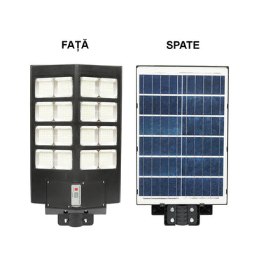 LED solar lamp 300W street lighting 6500K with solar panel, remote control, motion sensor and pole attachment Breckner Germany