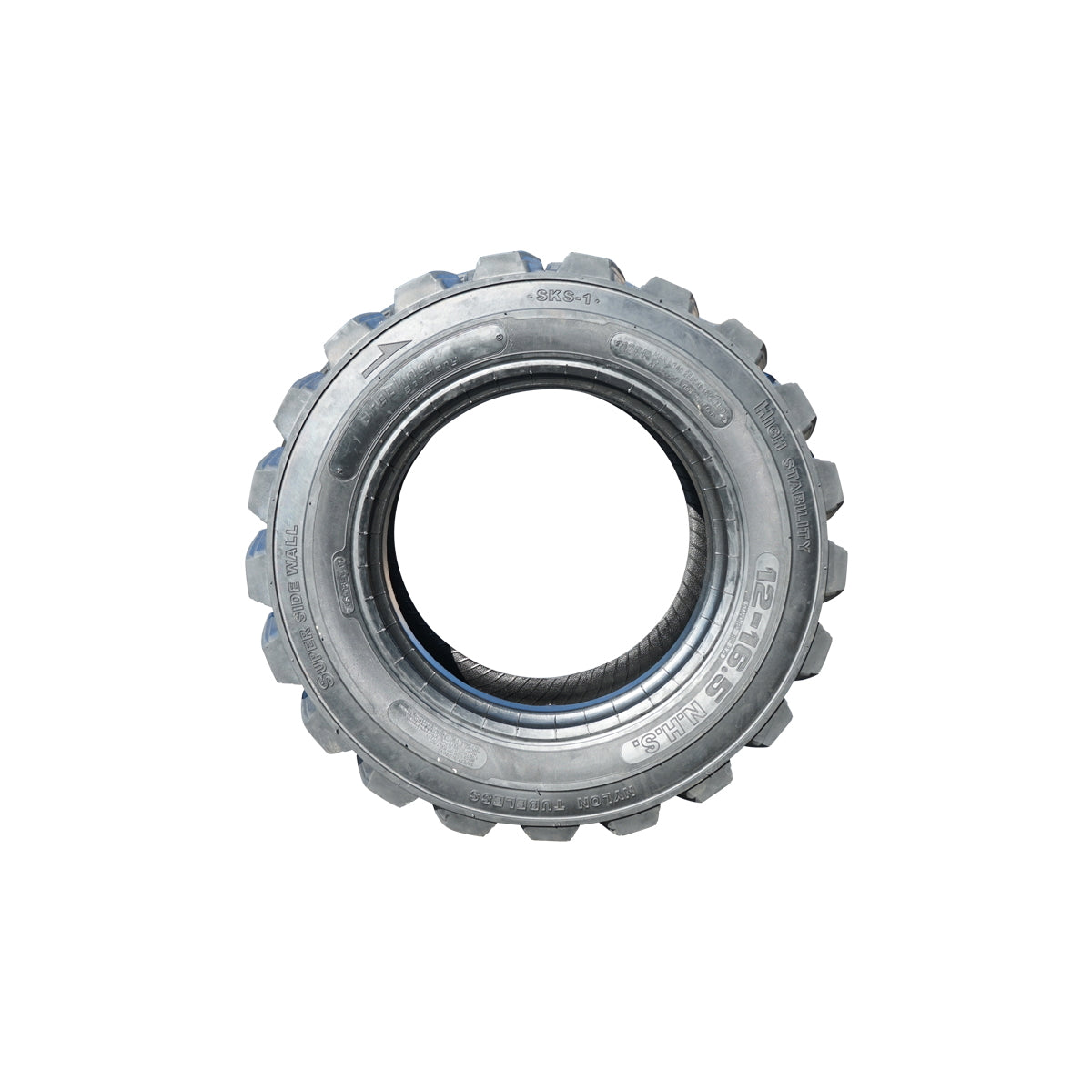 Tubeless industrial tire 12/16.5C with spikes 12PR TL SKS-1 RG400