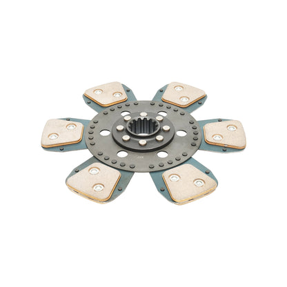 Clutch disc with an outer diameter of 280mm, inner diameter 1-35mm, inner diameter 2-40mm, 14 grooves for Fiat, Landini OEM 5116052.