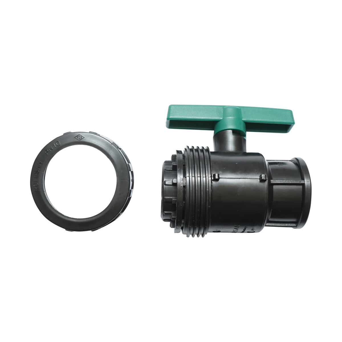 Ball valve connector, internal thread D11/2x11/2 toll, PN10, for irrigation systems