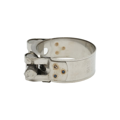 Force collar, stainless steel 304SS clamp with screw for hoses 48-51mm Breckner Germany