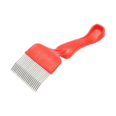 Stainless steel fork with a plastic handle 205mm
