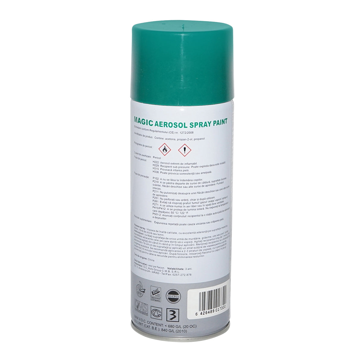 Magic green spray paint 6016 400 ml