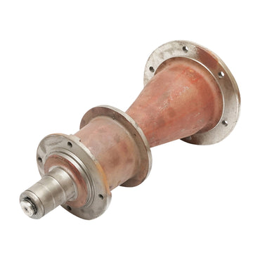 Assembled hub with mower trumpet 1.65