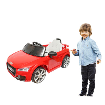 Electric car with 6V/4Ah battery and remote control for kids Audi TT JE1198 red