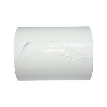 Unwrapped film for bales, White 330mm x 25mic x 1800m with UV protection, Breckner Germany