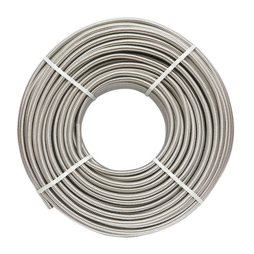 50m roll of flexible, corrugated stainless steel pipe DN16 for residential solar installations