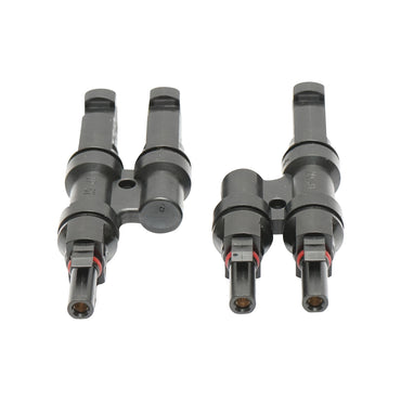 Set of 2 MC4 type Y connectors for solar cable