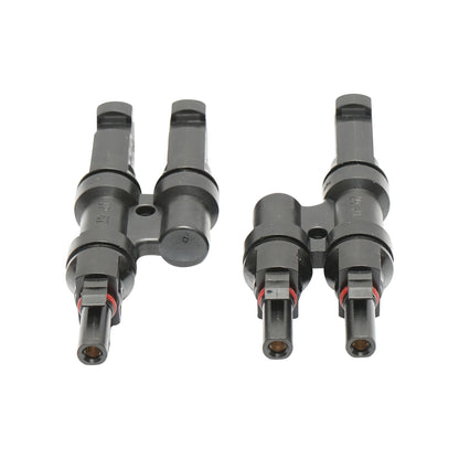 Set of 2 MC4 type Y connectors for solar cable