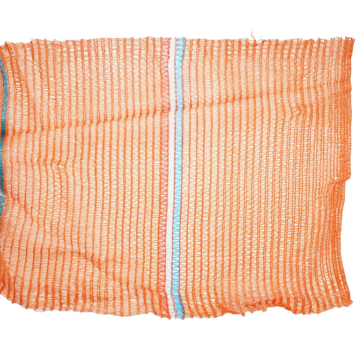 Raschel bag with handle 600x400mm for vegetables 20Kg orange