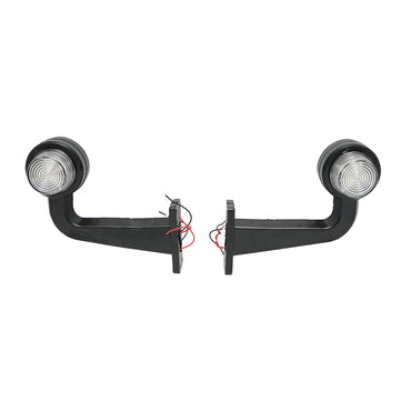 Set of LED side marker lamps with arm 12-24V, red-white FR0157 Breckner Germany
