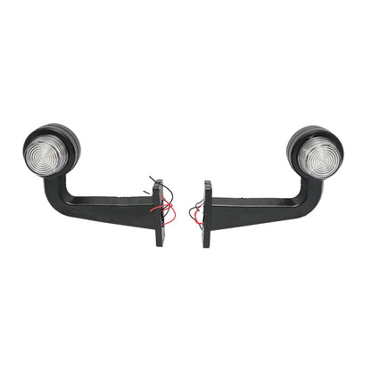 Set of LED side marker lamps with arm 12-24V, red-white FR0157 Breckner Germany