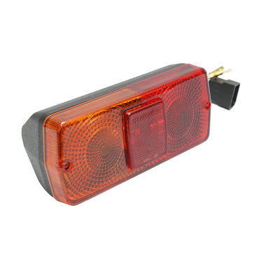 Rear left stop lamp for Massey Ferguson, New Holland 184x76x70mm OEM code 1674073M91