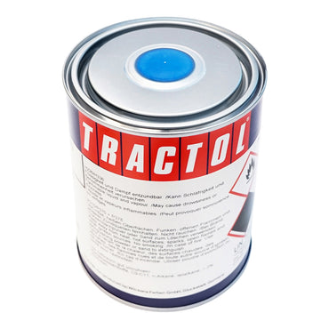 Blue automotive paint type Raba 1L Tractol