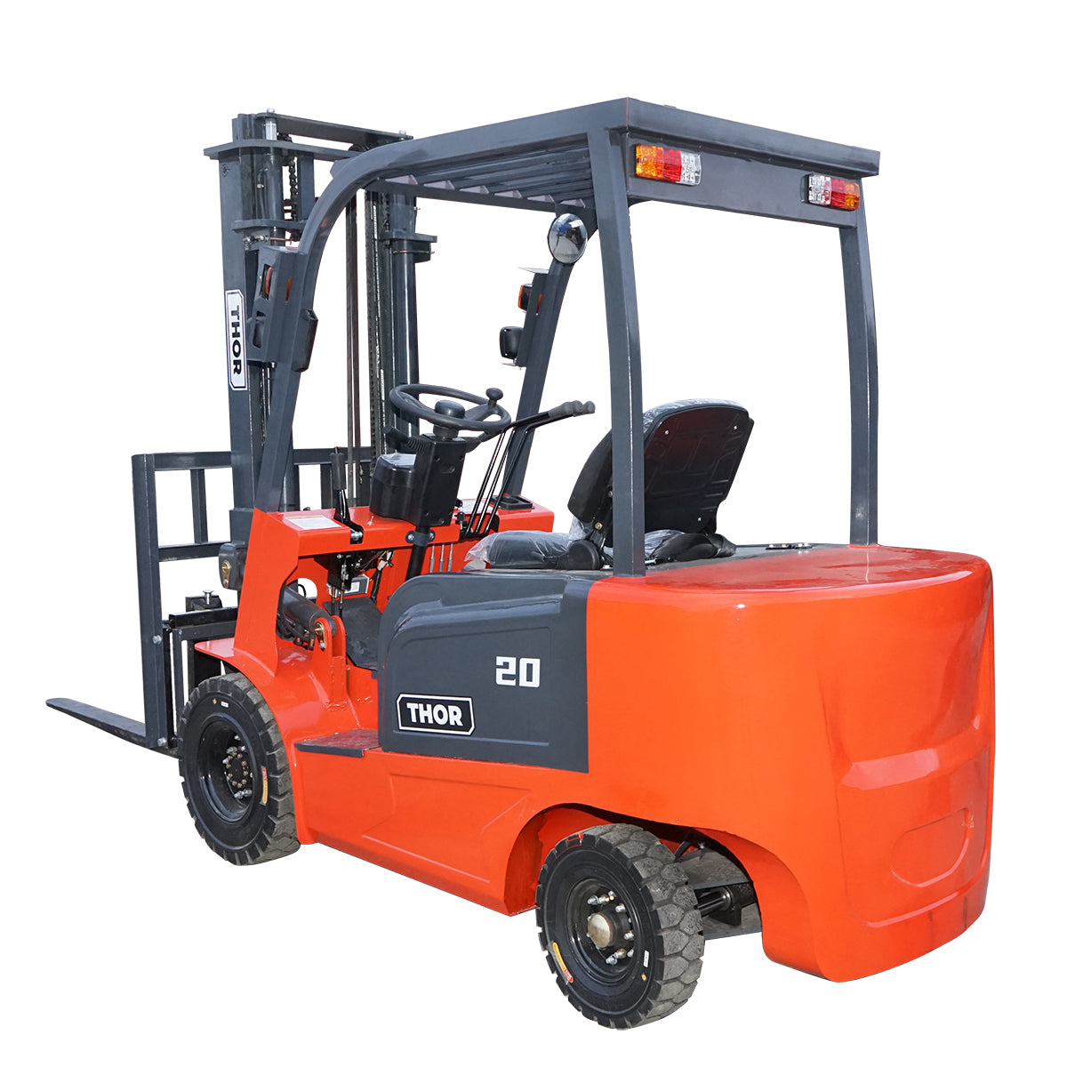 Electric forklift 2T duplex 3M, with 72V/100Ah battery with lateral translation THOR