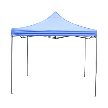 Blue pavilion tent 3x3m, adjustable height, foldable
