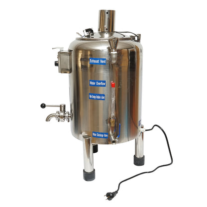 Stainless steel automatic pasteurization machine for milk, juices, capacity 20L, 305x350x300mm
