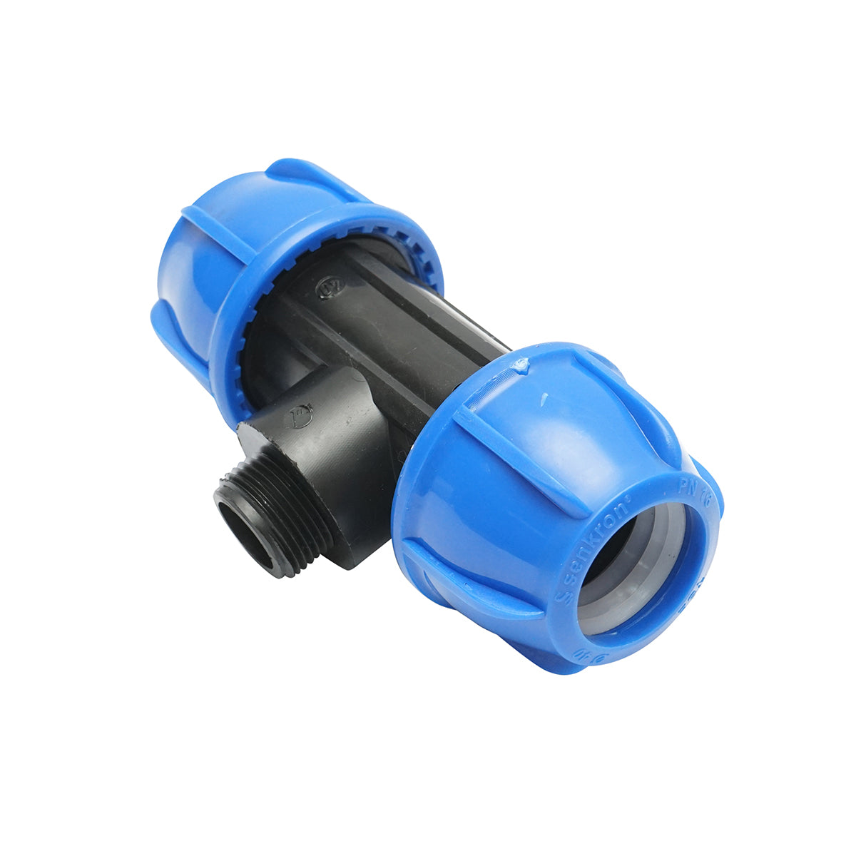 Your external threaded compression fitting father 90 degrees D40x40mmx1, PN16 bar for irrigation systems