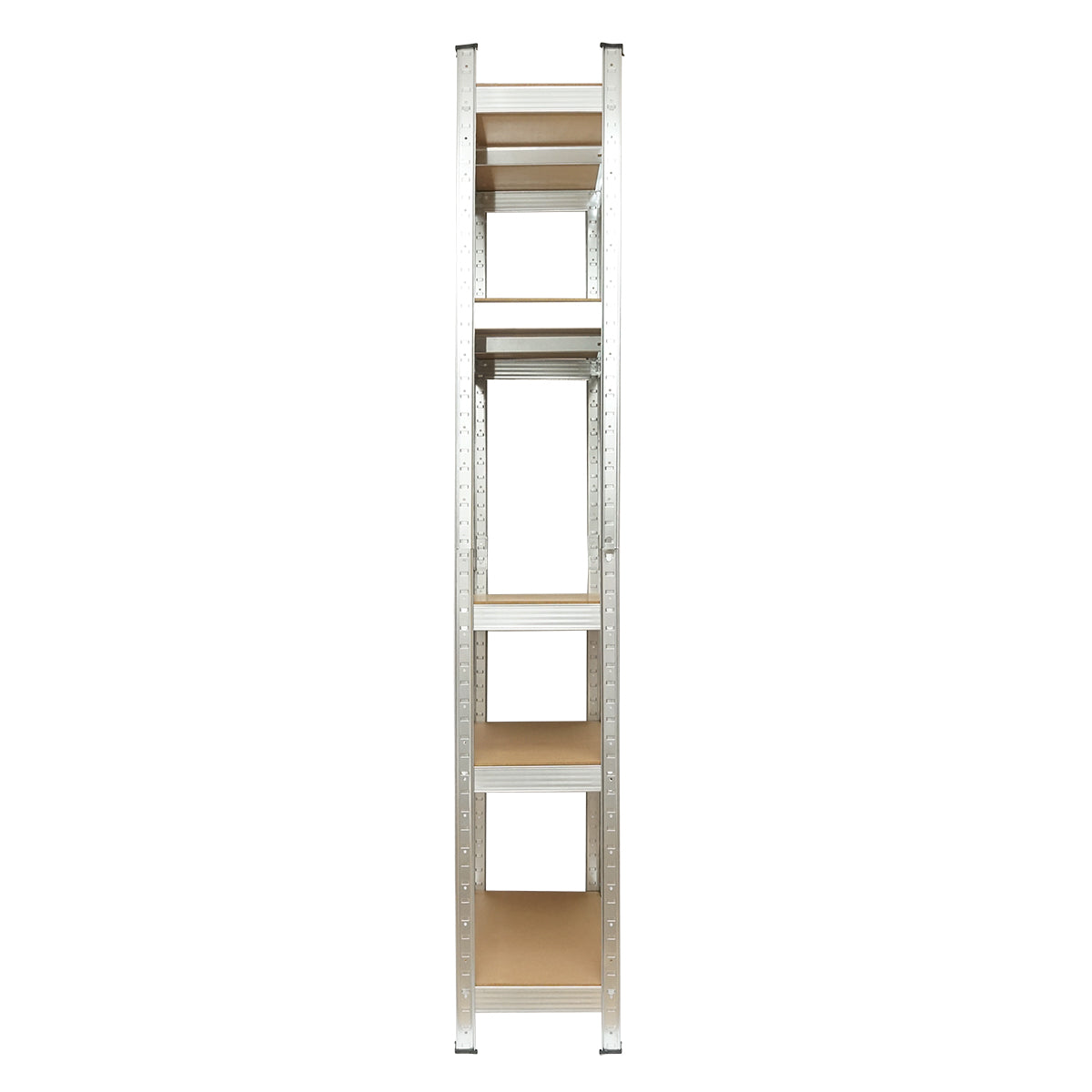 Metal shelf with 5 MDF shelves, 180x60x30cm, 100kg/shelf, assembly without screws Breckner Germany