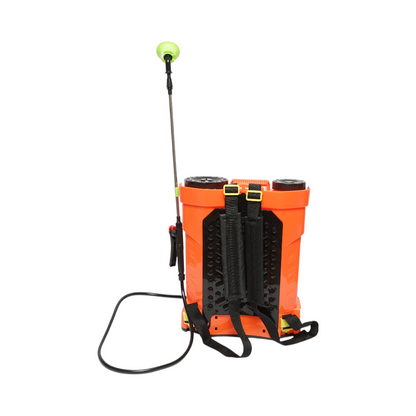 Electric spraying pump, vermorel with 16L tank, 12V/8Ah battery, 4 nozzles, flow rate 4 l/min THOR