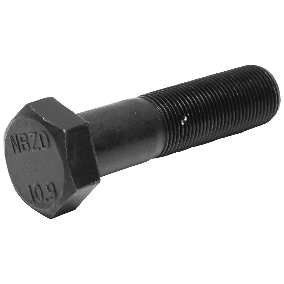 Black screw with hexagonal head DIN 960 M20x1.5x80 G10.9 25 pcs/bag