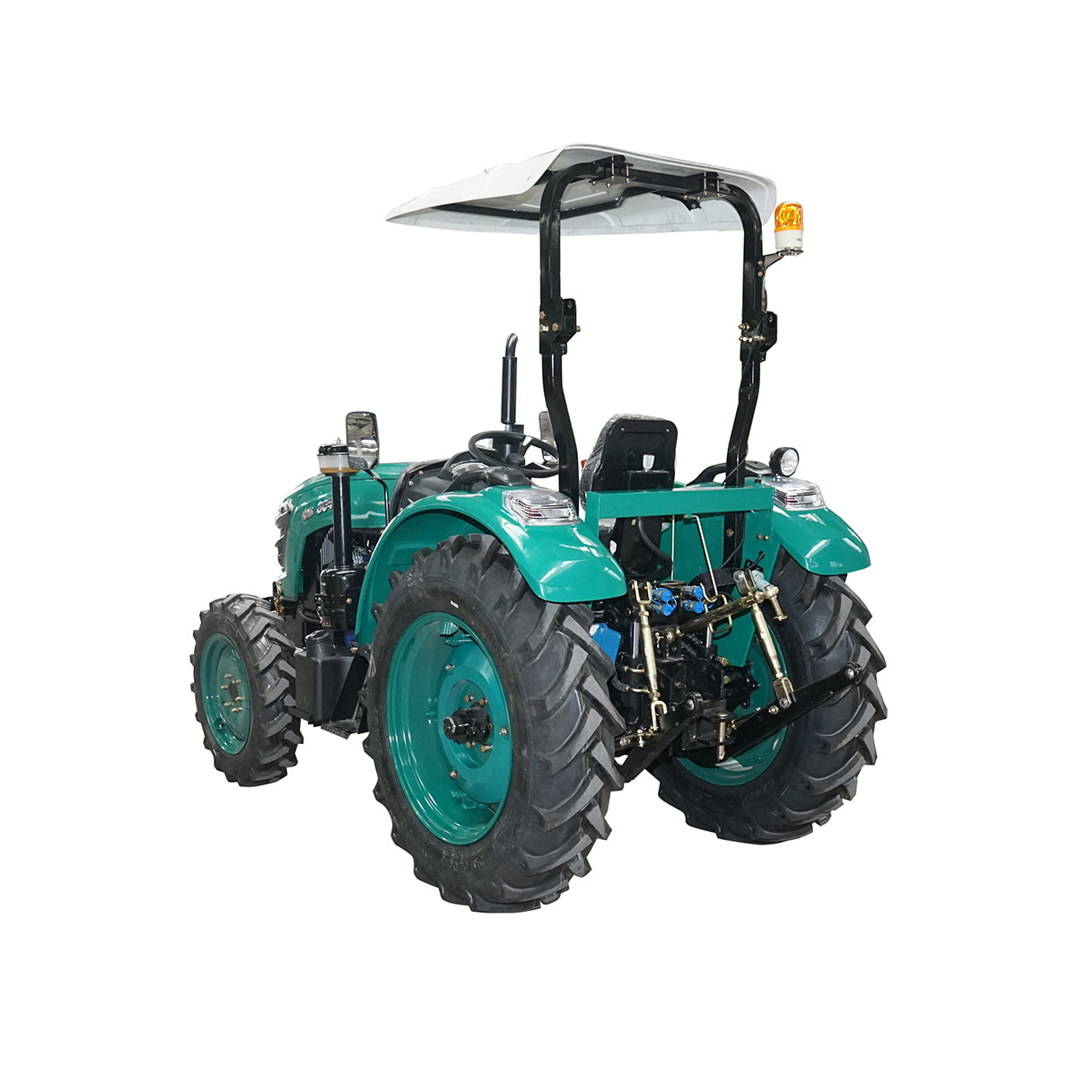 80HP 4x4 tractor, green with semi-cabin series 804