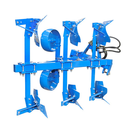 Agricultural plow with 3 reversible hydraulic bodies, small moldboards Konig Traktoren