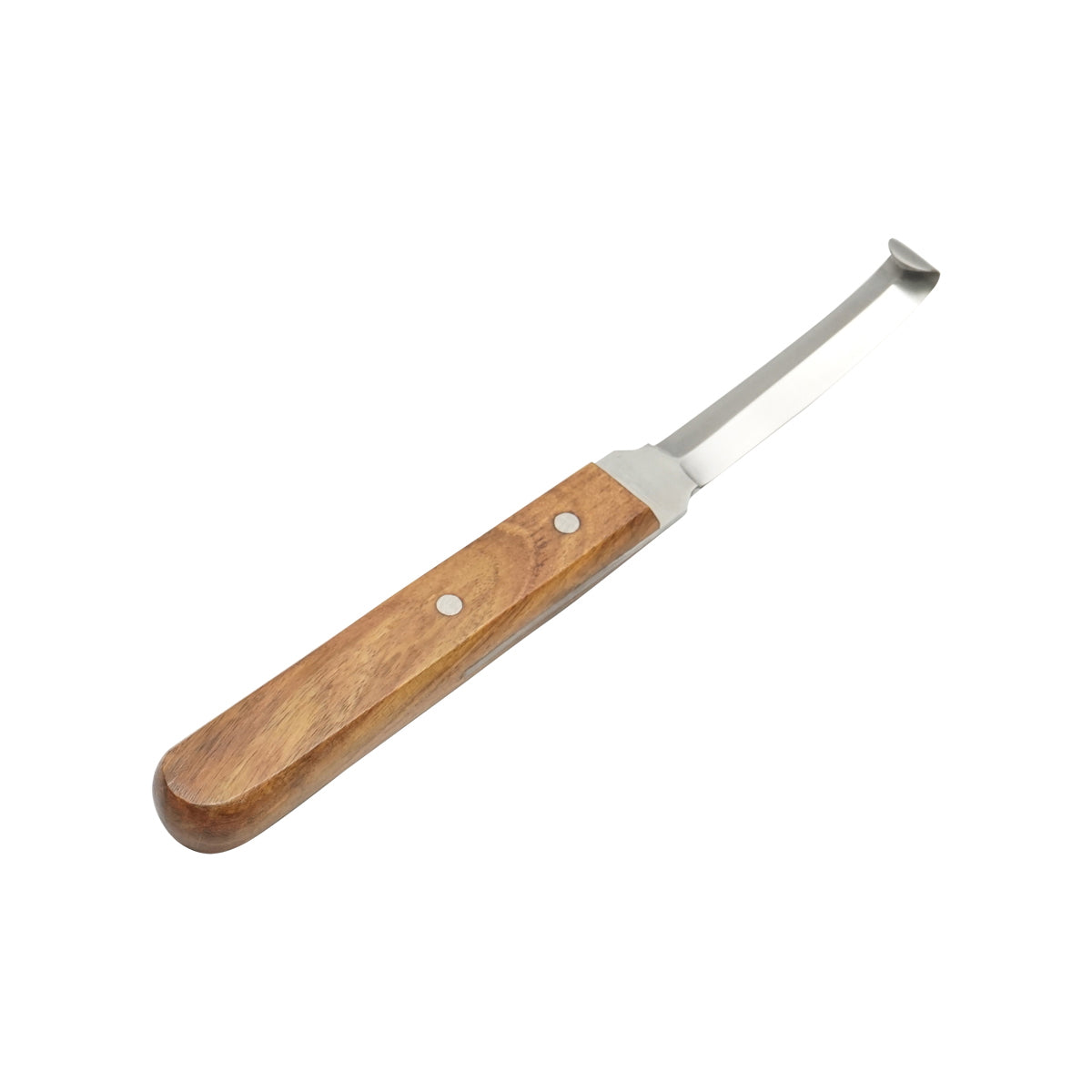 Double-edged reneta with hook for cleaning hooves, 190mm Breckner Germany