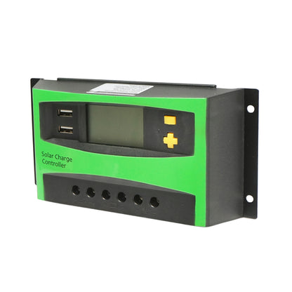 Voltage regulator for solar panel 30A 12V/24V 2X USB ports Breckner Germany
