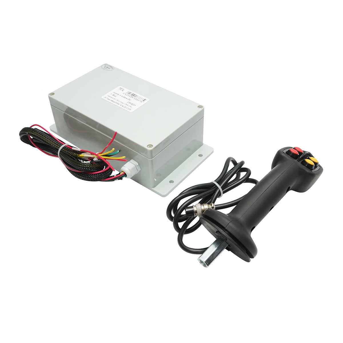 Joystick with 4 electric buttons 24V and control module