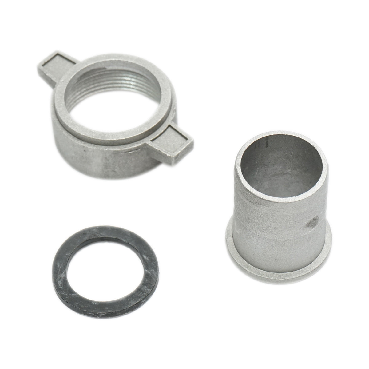 Coupling connector 1.5 toll with nut and aluminum gasket for water irrigation hose with internal thread