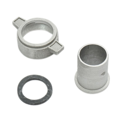 Coupling connector 1.5 toll with nut and aluminum gasket for water irrigation hose with internal thread