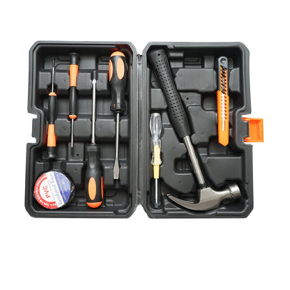 Combined tool and equipment set 8 pieces