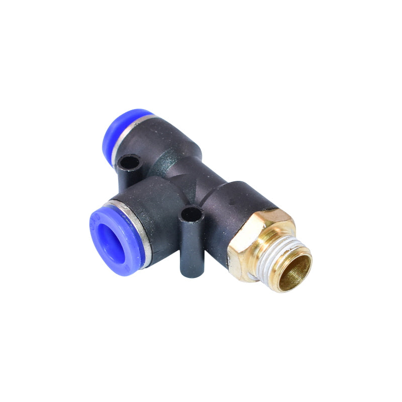 Quick T plastic connector and metal screw fi 10x10 with 1/4